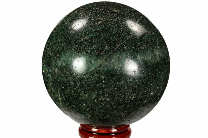 Polished Fuchsite Sphere - Madagascar #104240